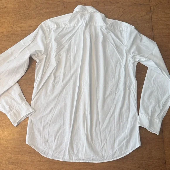 J. Crew Stretch Slim Fit White Button Down Shirt - Picture 7 of 8